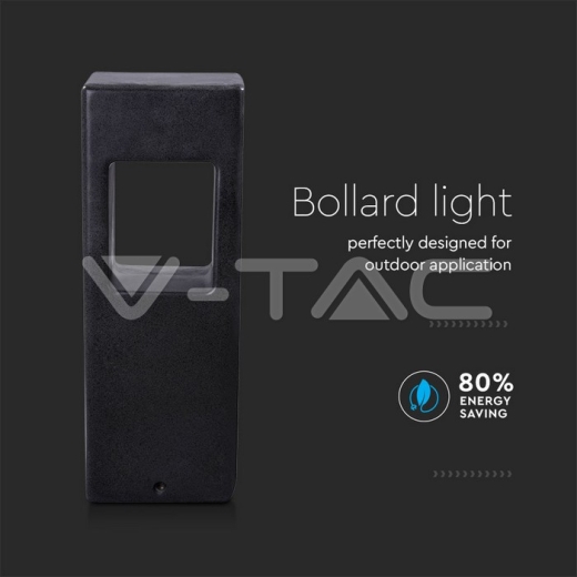 Lámpara de pared 12W LED hormigón gris oscuro IP65 3000K - 6