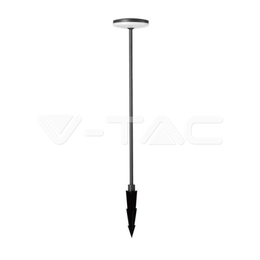 12W LED Lamp Spike (D150xH800) 3000K Anthracite Body IP65 - 1