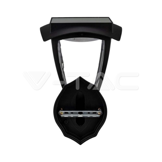 Aplique de pared Solar 2W LED Cuerpo negro 3000K + 6000K IP44 - 4