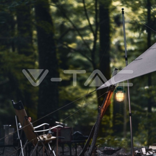 Luz LED recargable para camping de 3W regulable IP44 - 10