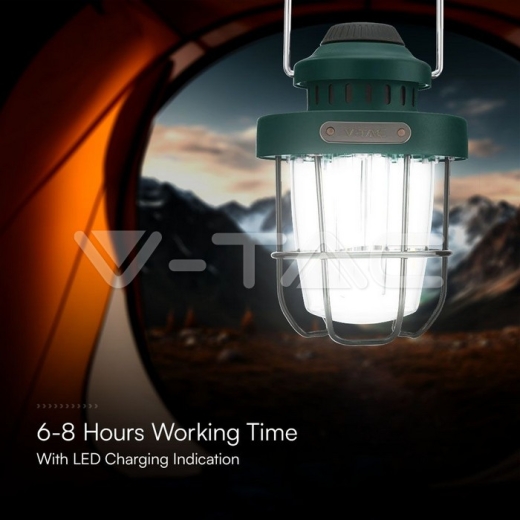 Luz LED recargable para camping de 3W regulable IP44 - 7