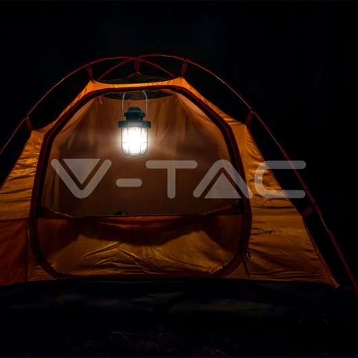 Luz LED recargable para camping de 3W regulable IP44 - 8