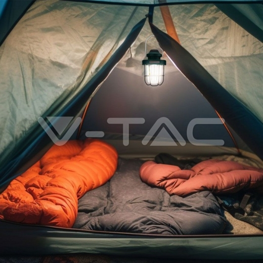 Luz LED recargable para camping de 3W regulable IP44 - 9