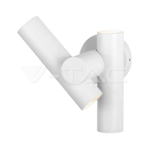 Aplique de pared 2x2,6W 2 vías 4000K Cuerpo blanco IP44 - 1