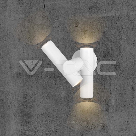 Aplique de pared 2x2,6W 2 vías 4000K Cuerpo blanco IP44 - 9