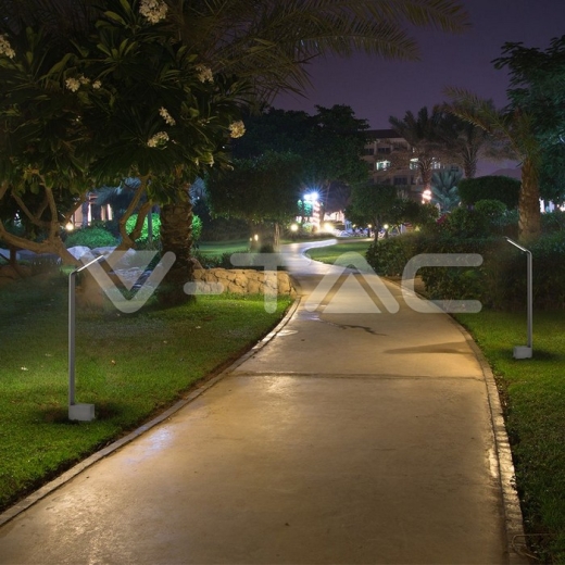 Baliza LED 6W 4000K IP54 cuerpo gris - 5