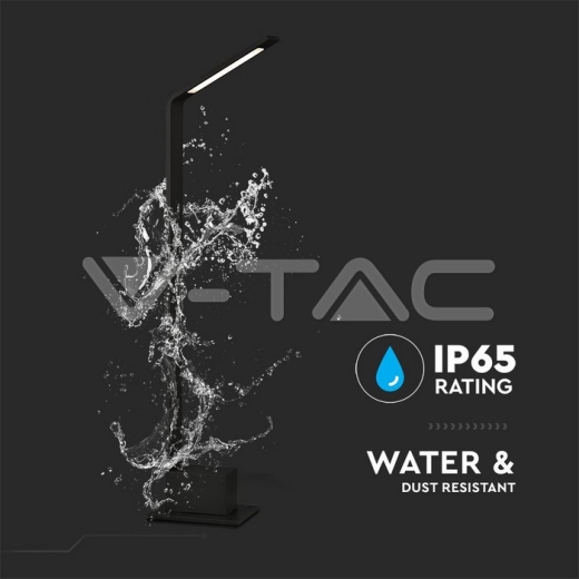 5W LED Outdoor Bollard Lamp Black Body 4000K IP54 - 4