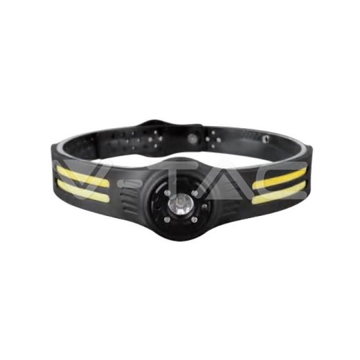 Luz de cabeza de silicona recargable IP44 de 3W SMD + 5W COB - 1