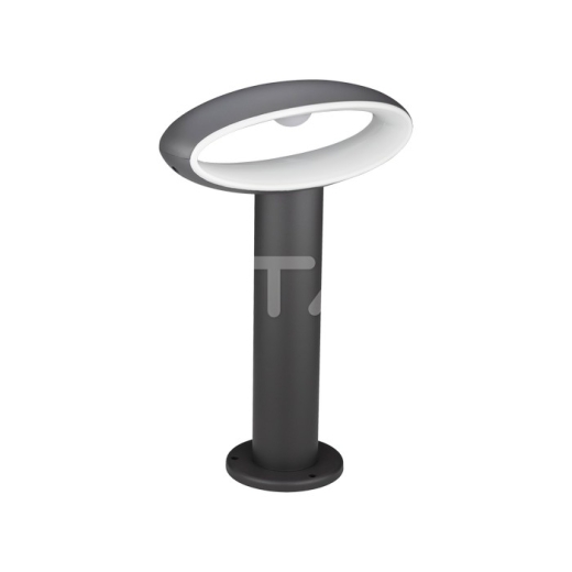 9W LED Bollard Lamp Dark Grey Aluminium 30cm 4000K IP54 - 1