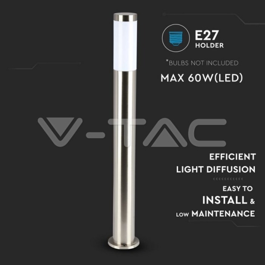 Bollard Lamp Stainless Steel Body - 5