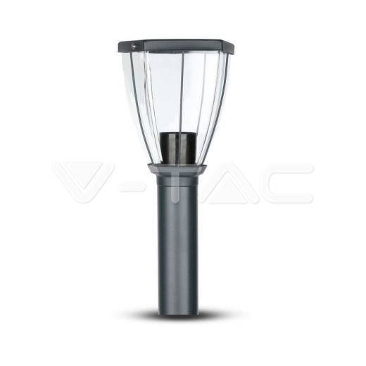 Lámpara de jardín cuerpo gris - 4