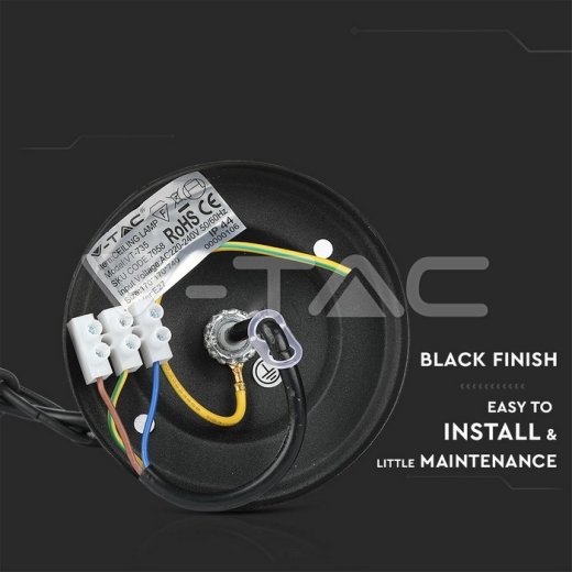 Luz para jardin IP44 Negro - 7