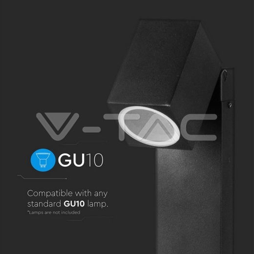 Aplique de suelo GU10 aluminio cabeza ajustable 1 dirección IP44 - 3