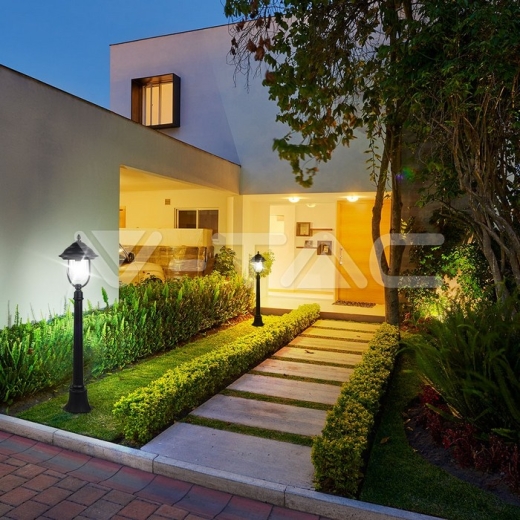 Lámpara de jardín 1 x E27 Negro 1.1m - 7