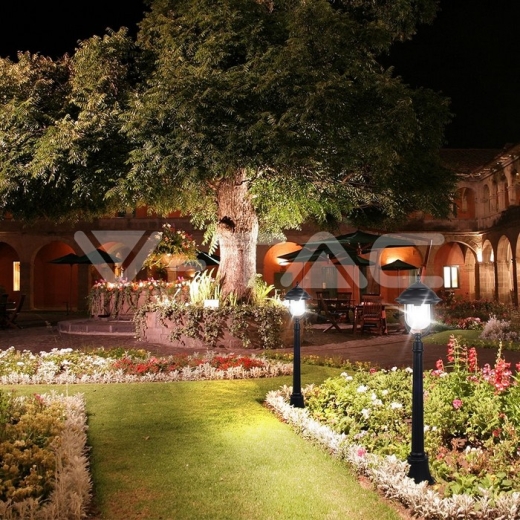 Lámpara de jardín 1 x E27 Negro 1.1m - 8