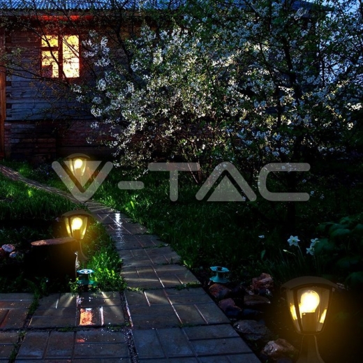 Luz para jardin 300mm IP44 Negro - 6