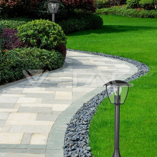 Luz para jardin 600mm IP44 Negro - 12