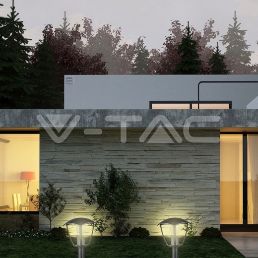 Luz para jardin 600mm IP44 Negro - 13