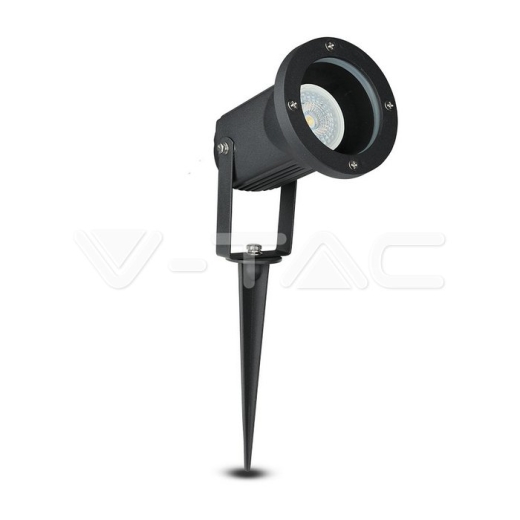 Pico de jardín GU10 Cuerpo Negro de aluminio IP44 - 2