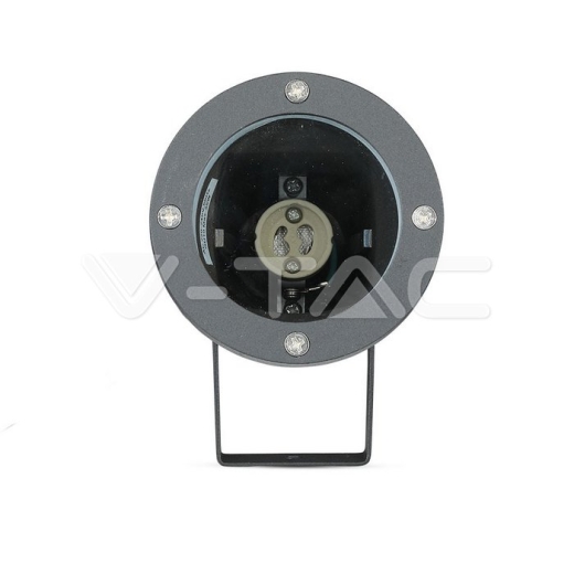 Pico de jardín GU10 Cuerpo Negro de aluminio IP44 - 5