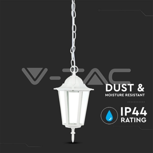Luz para jardin E27 Blanco mate - 8