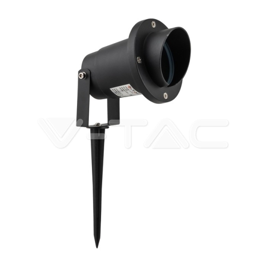 Garden Spike Aluminum GU10 Fitting Black Body IP65 - 2