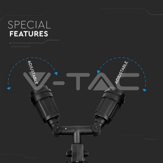 Garden Spike Light Body Double Head IP44 E27 - 8