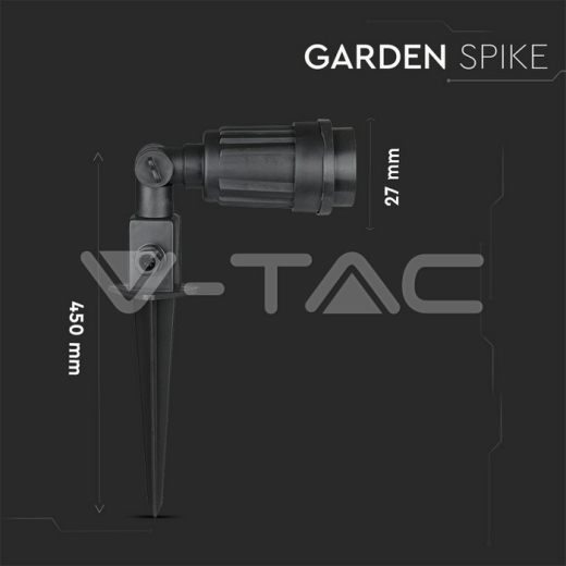 Pincho de jardín E27 IP44 - 9