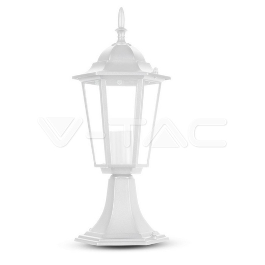 Garden Stand Lamp E27 30cm Matt White - 1