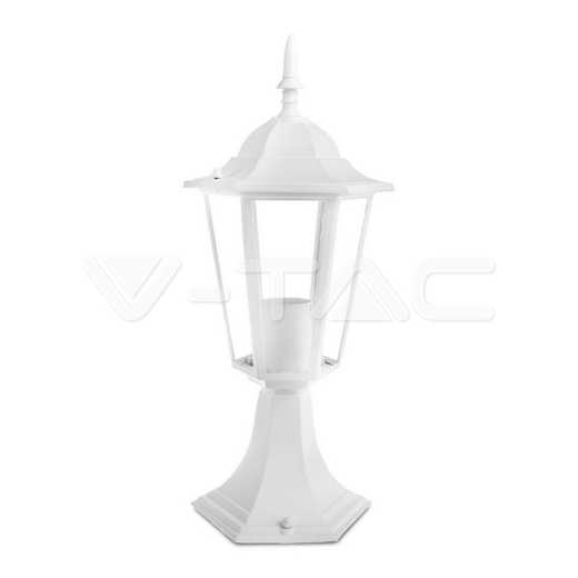 Garden Stand Lamp E27 30cm Matt White - 2