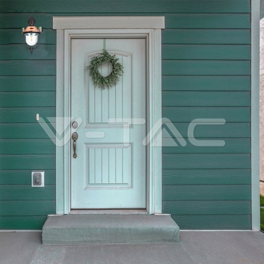 Lámpara de pared de jardín 1 x E27 Negro Boca abajo - 10