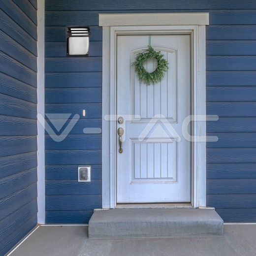 Luz para jardin de pared E27 Cristal Negro mate - 5