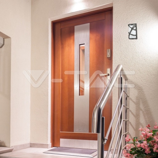 Garden Wall Lamp E27 Dark Grey - 11