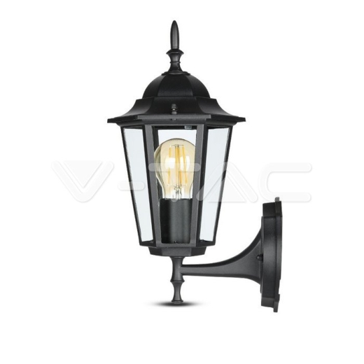 Luz para jardin de pared E27 Negro mate - 2
