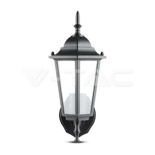 Luz para jardin de pared E27 Negro mate - 3