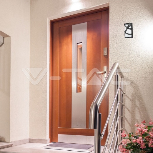 Luz para jardin de pared E27 Negro mate - 11