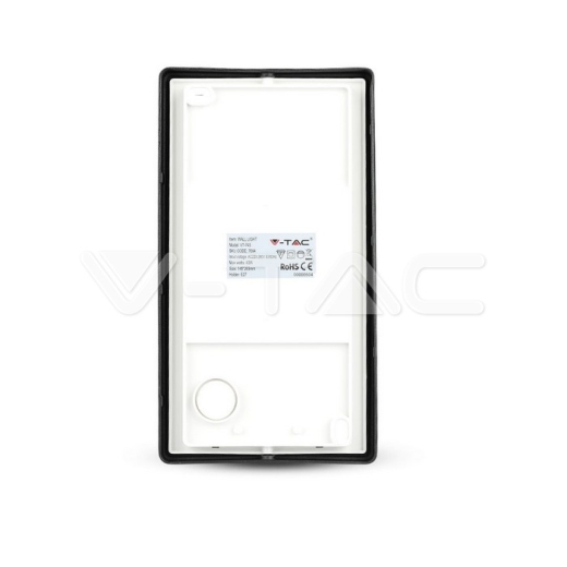 Luz para jardin de pared E27 Negro mate - 6