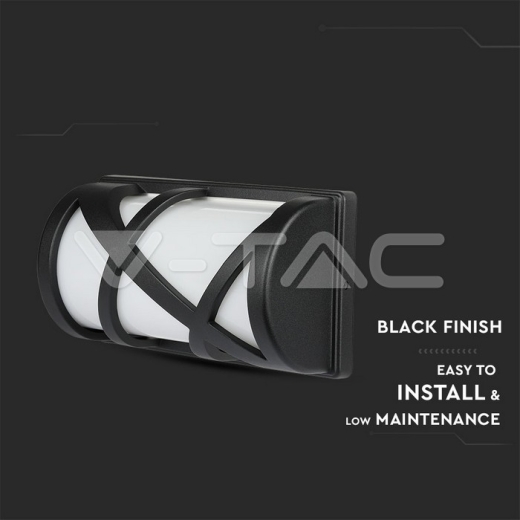 Luz para jardin de pared E27 Negro mate - 8