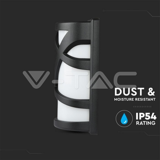 Luz para jardin de pared E27 Negro mate - 9