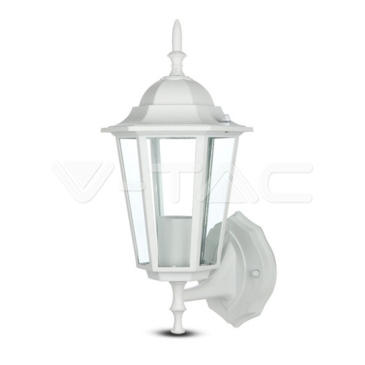 Luz para jardin de pared E27 Blanco mate - 1