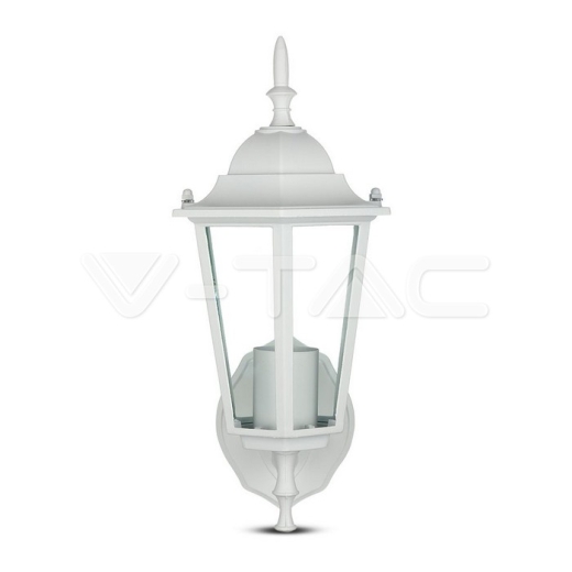 Luz para jardin de pared E27 Blanco mate - 3