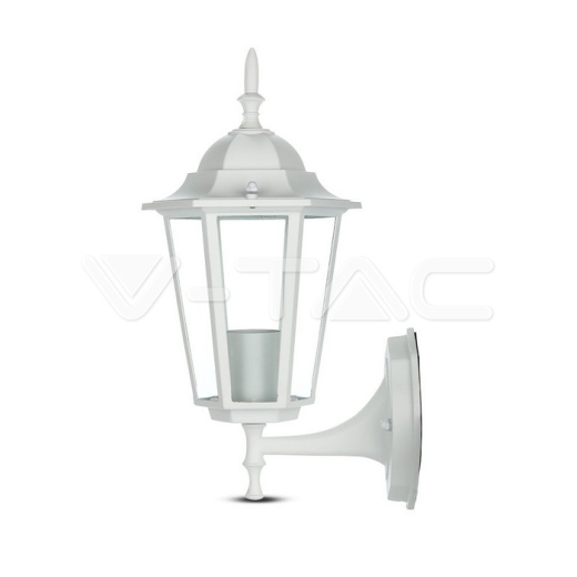 Luz para jardin de pared E27 Blanco mate - 4