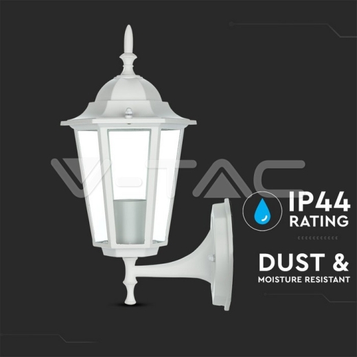 Luz para jardin de pared E27 Blanco mate - 7