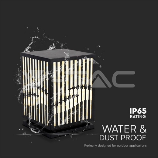 Lámpara LED de Jardín 1 x E27 (230A-230A-360mm) 3000K Cuerpo negro - 5