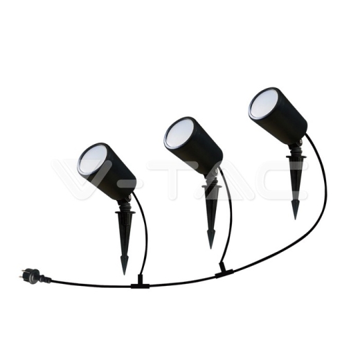 LED Spike 5.2W x 3pcs RGB Black Body IP65 - 4