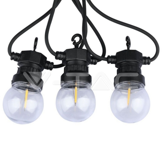 Guirnalda LED 5m 10 Bombillas 3000K - 1
