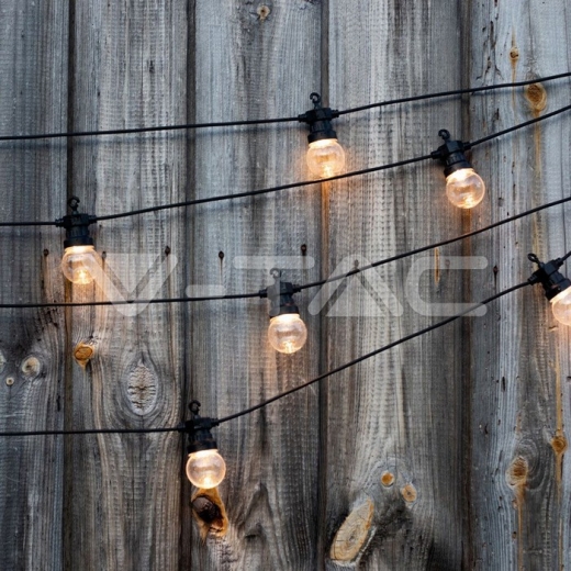 Guirnalda LED 5m 10 Bombillas 3000K - 6