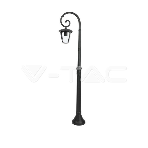 Pole Lamp 1 x E27 1365mm IP44 Black - 1