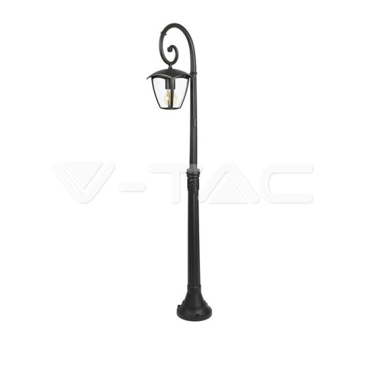 Pole Lamp 1 x E27 1365mm IP44 Black - 2