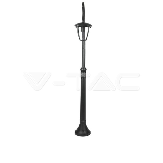 Pole Lamp 1 x E27 1365mm IP44 Black - 5
